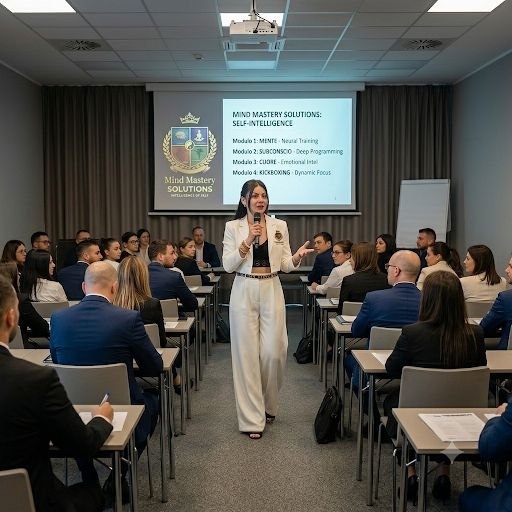 Natalia Coeva Sassi durante una formazione aziendale